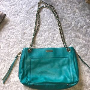 Rebecca Minkoff Teal Braid Shoulder Bag/Crossbody